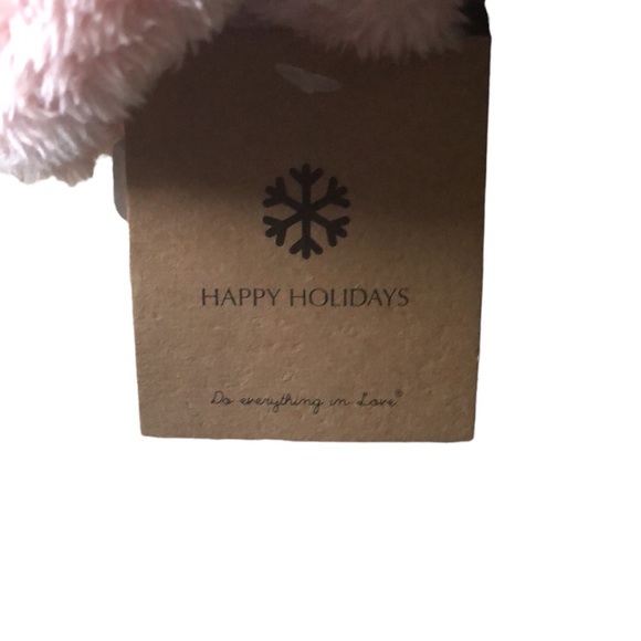 NWT Pink, Blue, Orange, and Teal Snowman Knit Mittens - Picture 2 of 5